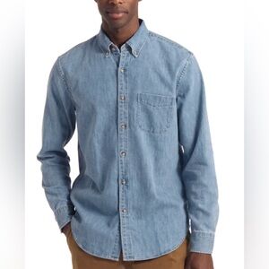 J. Crew midweight denim work shirt